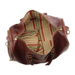 Lugano Weekender + Shoe Compartment // Vecchio Brown