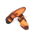 Men's Hand-Painted Derby Shoe // Brown (US: 9)