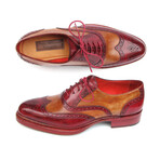 Men's Brogues Shoe // Bordeaux + Camel (US: 8)