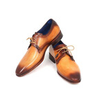 Men's Hand-Painted Derby Shoe // Brown (US: 10)