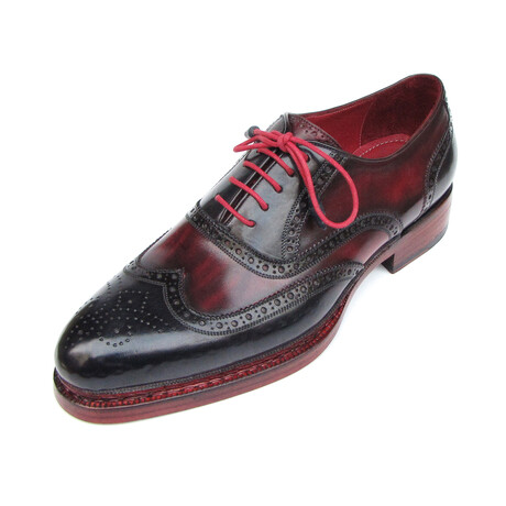 Men's Brogues Shoe // Navy + Red (US: 7)