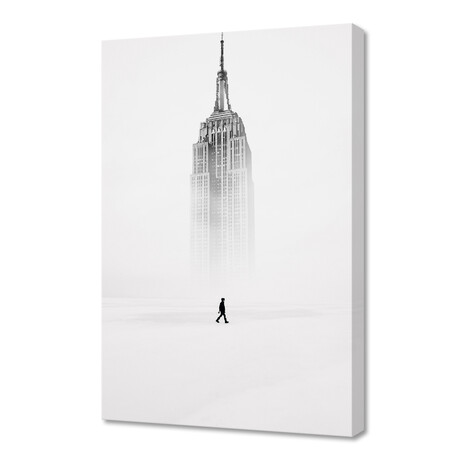 Alone With Empire State Building By Gen Z (12"H x 8"W x 0.75"D)