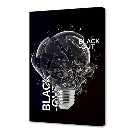 Blackout (12"H  x 8"W  x  0.75"D)