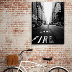 Lane Fire (10"H x 8"W x 0.75"D)