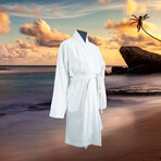 Terry Bathrobe // Natural White (Medium)