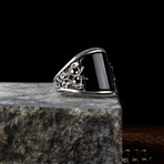 Curved Onyx Ring (9)