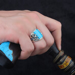 Curved Turquoise Ring (10)