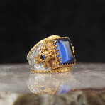 Lab Sapphire Ring (10)
