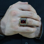 Outstanding Garnet Ring (10)