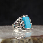 Curved Turquoise Ring (10)