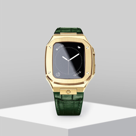 Apple Watch Case // 40mm // Gold + Green