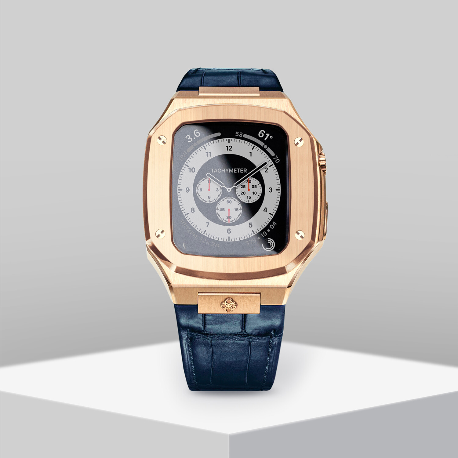 Apple Watch Case // 44mm // Gold + Blue - Golden Concept - Touch