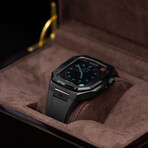 Apple Watch Case // 44mm // Black + Jet Black // Rubber