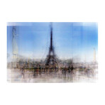 Place de Trocadero Painting Print on Wrapped Canvas (8"H x 12"W  x 1.5"D)