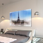 Place de Trocadero Painting Print on Wrapped Canvas (8"H x 12"W  x 1.5"D)