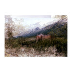 Banff Hot Springs Painting Print on Wrapped Canvas (12"H x 18"W  x 1.5"D)