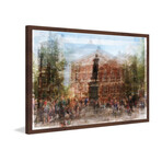 Faneuil Hall Boston Framed Painting Print (12"H x 18"W  x 1.5"D)