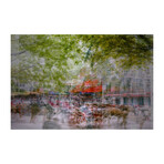 Old Montreal Painting Print on Metal (8"H x 12"W  x 1.5"D)