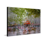 Old Montreal Painting Print on Metal (8"H x 12"W  x 1.5"D)