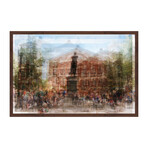 Faneuil Hall Boston Framed Painting Print (12"H x 18"W  x 1.5"D)