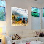 Ravello Seaview Painting Print on Wrapped Canvas (12"H x 12"W  x 1.5"D)