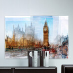 Big Ben Painting Print on Wrapped Canvas (8"H x 12"W  x 1.5"D)