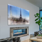 Place de Trocadero Painting Print on Wrapped Canvas (8"H x 12"W  x 1.5"D)