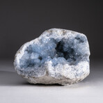 Genuine Blue Celestite Cluster Geode // V2