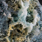 Genuine Amethyst Flower with Calcite on Matrix