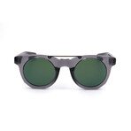 Unisex KD Flicker Sunglasses // Gunsmoke + Green