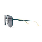 Men's GG0336S Sunglasses // Green + Gray