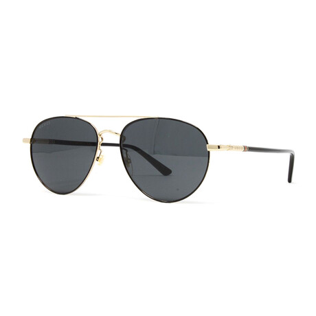 Men's GG0388SA Sunglasses // Gold + Gray