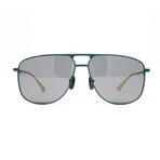 Men's GG0336S Sunglasses // Green + Gray