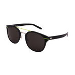 Men's AL-13.5-GR2 Pilot Sunglasses // Black + Green