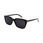 Dior Men's BLACK-TIE-266S-807 Rectangle Sunglasses // Black