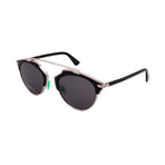 Unisex SO-REAL-B1A Round Sunglasses // Palladium Black
