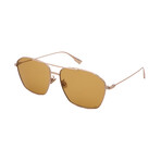 Unisex STELLAIRE-14-F-J5G Square Sunglasses // Gold