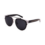 Dior Men's BLACK-TIE-143SA-02S Aviator Sunglasses // Silver + Black