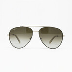 Men's SF204S Sunglasses // Forest Green + Matte Gold
