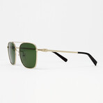 Men's SF158S Sunglasses // Gold + Green