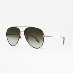 Men's SF204S Sunglasses // Forest Green + Matte Gold