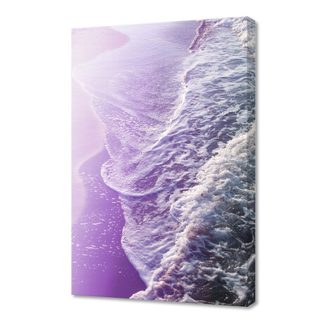 Soft Lavender Purple Ocean Dream Waves #1 #Water (12"H x 8"W x 0.75"D)