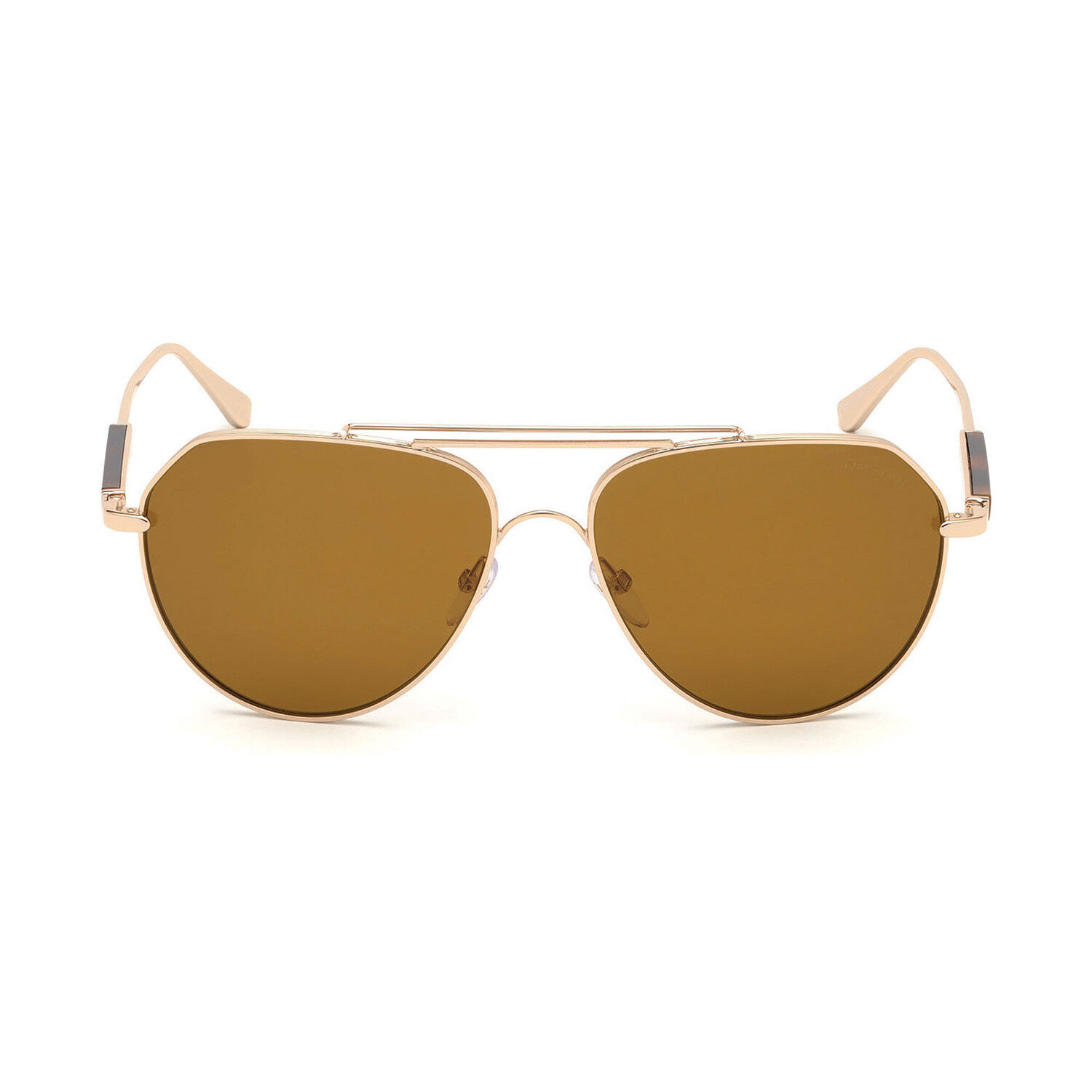 Men's Square Sunglasses // Gold + Brown Tom Ford Touch of Modern
