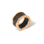 18k Rose Gold + Marble B.Zero 1 Ring // Ring Size: 6 // New