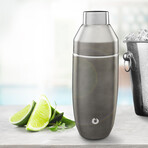 Insulated Stainless Steel Cocktail Shaker // Black (Olive Gray)