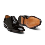 Captoe Oxford // Black Patent Leather (US: 10)