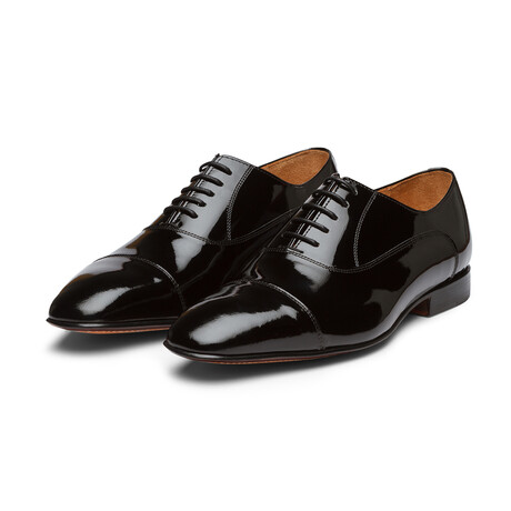 Captoe Oxford // Black Patent Leather (US: 7)