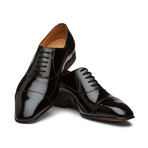 Captoe Oxford // Black Patent Leather (US: 10)