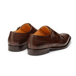 Wingtip Brogue Double Monkstrap // Dark Brown (US: 10)