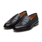 Penny Loafer // Crocodile Navy (US: 7)